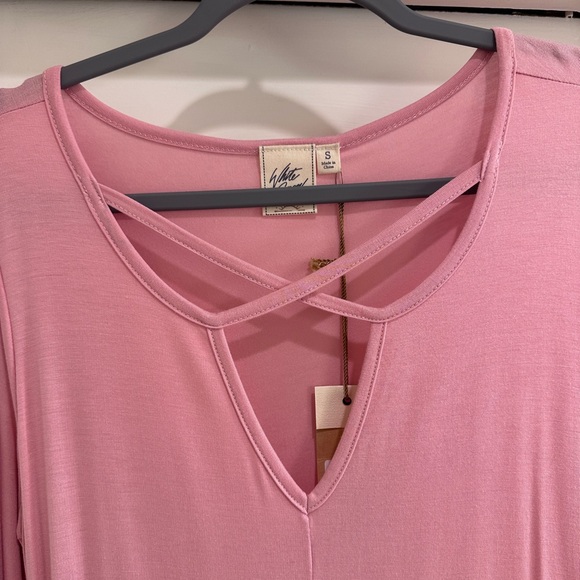 White Crow Angie Cross Front Top - Picture 2 of 6